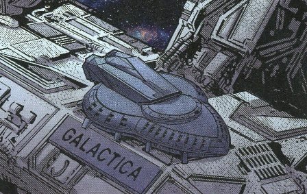 Okaati ship docked to Galactica