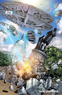 Cylon attack on Washington D.C.
