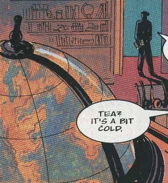 Odd globe in Colonel J's office