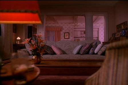 Hayward living room in the TV series